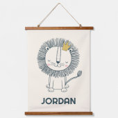 Ik ben een kleine koning hangend wandkleed (Voorkant)