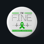 Ik ben een kleine Mitochondriale Ziekte Warrior Ronde Button 5,7 Cm<br><div class="desc">Ik ben prima mitochondriale ziekte krijger steun mitochondriale ziekte bewustwording geschenken</div>