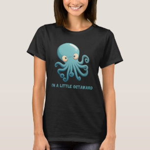 Ik ben een kleine octopus inktvis koraal tentakel t-shirt