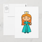 Ik ben een kleine prinses briefkaart (Voorkant / Achterkant)