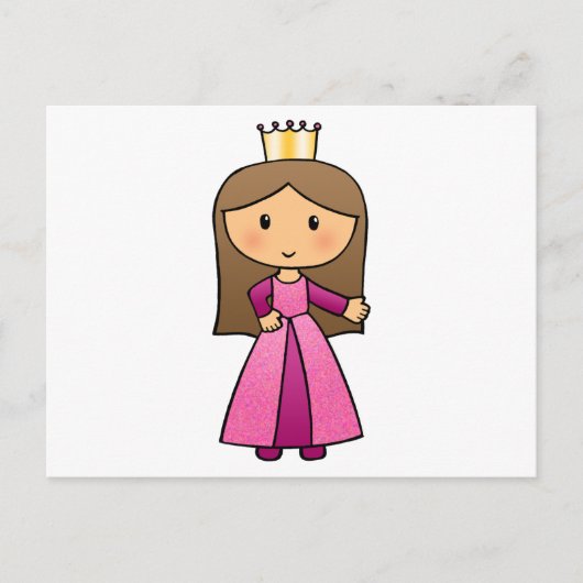 Ik ben een kleine prinses briefkaart (Voorkant)
