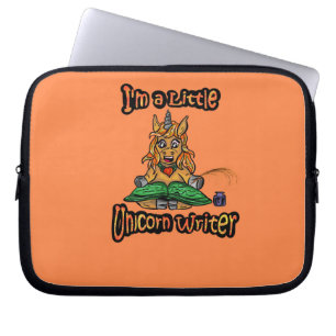 Ik ben een kleine Unicorn Schrijver - Journal Slee Laptop Sleeve