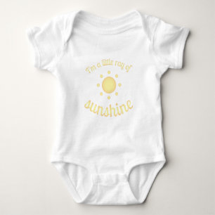"Ik ben een kleine zonnestraal" Baby-bodysuit Romper