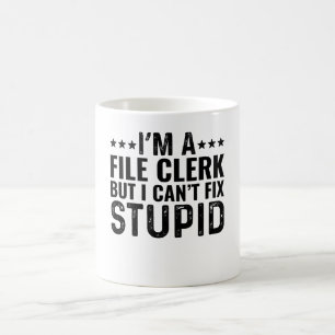 Ik ben een klerk, maar ik kan niets stoms reparere koffiemok