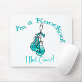 Ik ben een knockout dat ik baarmoederhalskanker ve muismat (Met muis)