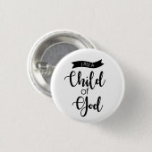 Ik ben een knoop van het Kind van God Ronde Button 3,2 Cm (Voorkant /achterkant)