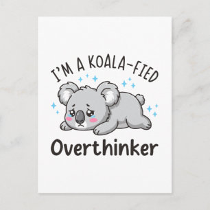 Ik ben een Koala-achtige Overdenker - Schattige Ve Briefkaart