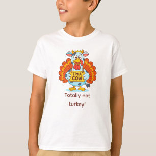 Ik ben een Koe Kalkoen   Grappige Thanksgiving Ver T-shirt