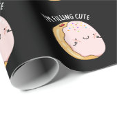 Ik ben een koetskoe van Funny Donut Pun Dark BG Cadeaupapier (Rol Hoek)