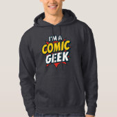 Ik ben een komische geek hoodie (Voorkant)