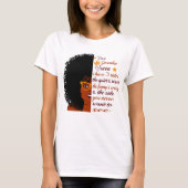 Ik ben een koningin van december. Ik heb 3 kanten  T-shirt (Voorkant)