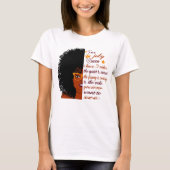 Ik ben een koningin van juli. Ik heb drie kanten B T-shirt (Voorkant)