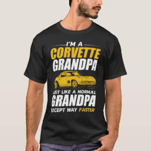 ik ben een korvette opa net als een normale opa t-shirt