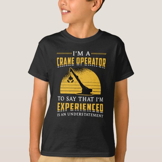 Ik ben een kraanwerkerbouwplaats t-shirt (Voorkant)