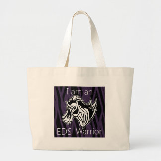Ik ben een krijger.png grote tote bag