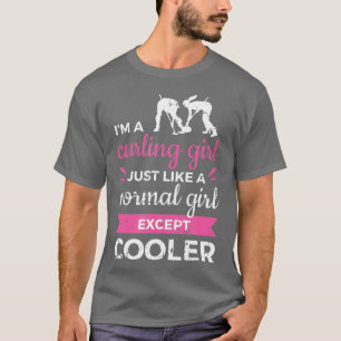 Ik ben een krullende gift Ice Curling Sport Quote  T-shirt
