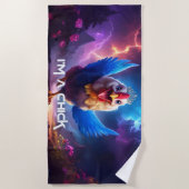 IK BEN EEN KUIKEN STRANDLAKEN (Voorkant)