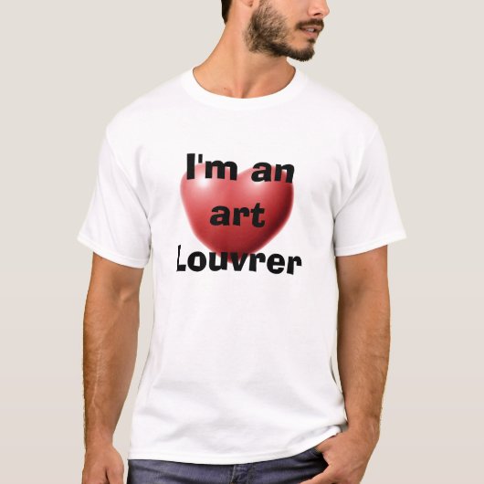 Ik ben een kunst Louvrer T-shirt (Voorkant)