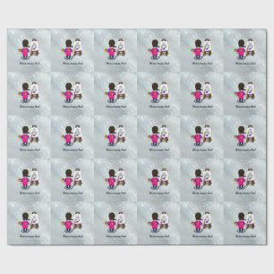 Ik ben een kunstenaar, kleurrijk ontwerp, TEMPLATE Cadeaupapier