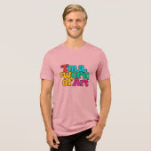 Ik ben een Kunstwerk Tri-Blend Shirt (Voorkant volledig)