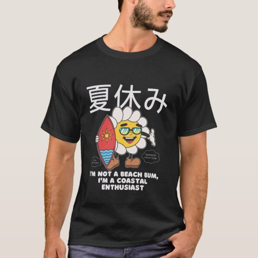 Ik ben een kustliefhebber t-shirt (Voorkant)