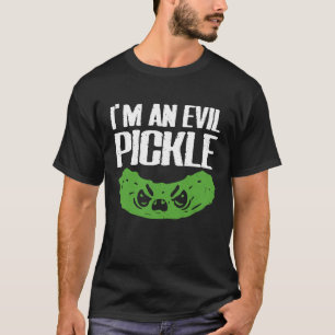Ik ben een kwaadaardige augurk Halloween kostuum k T-shirt
