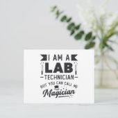 Ik ben een laboratorium voor wetenschappen in het  briefkaart (Staand voorkant)