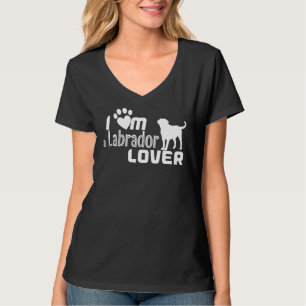 Ik ben een labrador Labrador Retriever Dog Quottes T-shirt