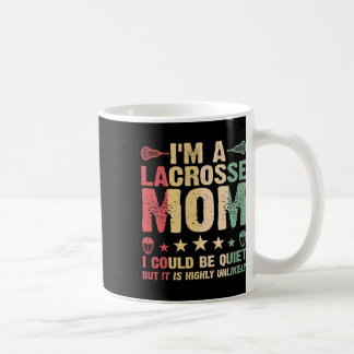 Ik ben een Lacrosse Mom Funny Lacrosse Mom Speler  Koffiemok