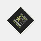 Ik ben een langwerpige grappige schildpad met cade servet (Hoek)