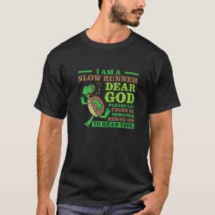 Ik ben een langwerpige schildpad met Sprint Fitnes T-shirt