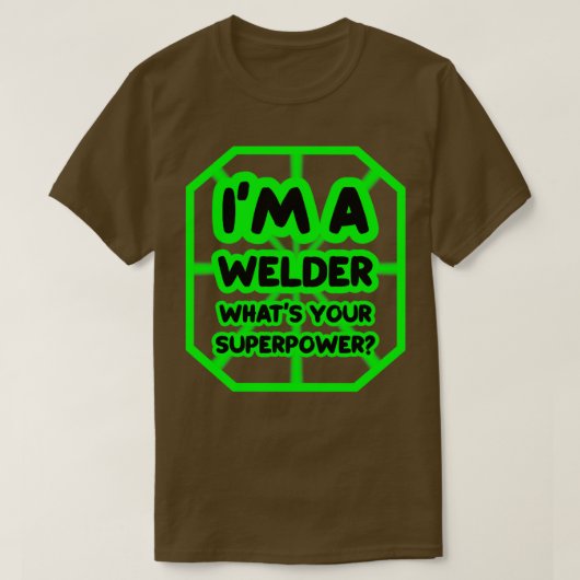 Ik ben een laser die je superkracht geeft t-shirt (Design voorkant)