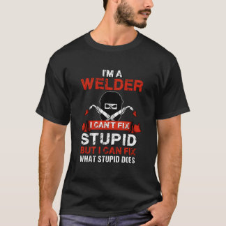 Ik ben een lasser die huwelijksbenodigdheden last  t-shirt