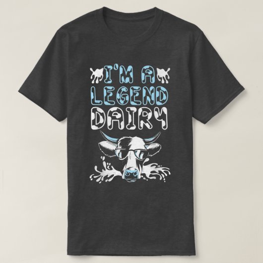 Ik ben een Legend Dairy Koe Whisperer Koe Farming  T-shirt (Design voorkant)