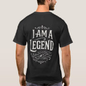 Ik ben een legende - achterzijde t-shirt (Achterkant)