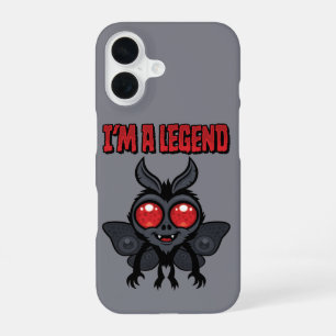 Ik ben een legende - Griezelig schattige Mothman iPhone 16 Hoesje