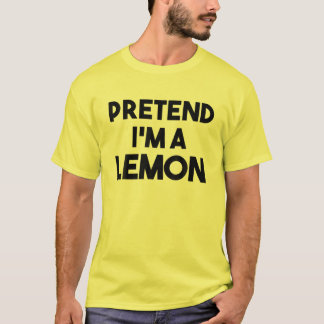 Ik ben een Lemon Costume Lazy Funny Halloween T-shirt