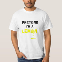 Ik ben een Lemon Costume Lazy Funny