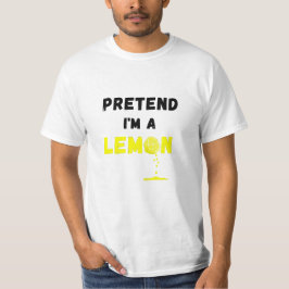 Ik ben een Lemon Costume Lazy Funny T-shirt