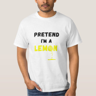 Ik ben een Lemon Costume Lazy Funny T-shirt