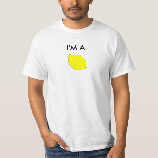 Ik ben een Lemon T-shirt (Voorkant)