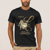 Ik ben een Leo ♌ - Wat is je Superpower? -Goud T-shirt (Voorkant)