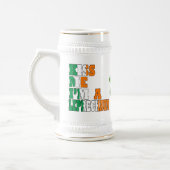 Ik ben een leprechaun. bierpul (Links)