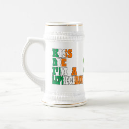 Ik ben een leprechaun. bierpul