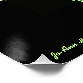 IK BEN EEN LEPRECHAUN Glossy Poster (Hoek)