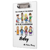 Ik ben een leraar. Aangepast cadeau Klembord (Links)