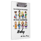 Ik ben een leraar. Aangepast cadeau Klembord (Rechts)