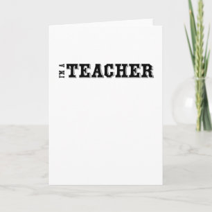Ik ben een leraar (school en studenten) kaart