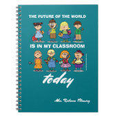 Ik ben een leraar. School Kinder aangepaste naam Notitieboek (Voorkant)