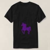 Ik ben een lesbische niet een Unicorn T-shirt (Design voorkant)